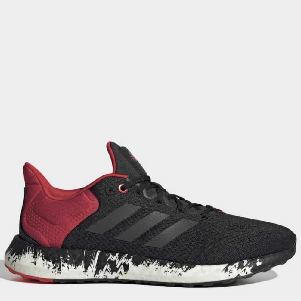 Men’s Adidas’s PureBoost 21 Multicolored: Black Red White Grey